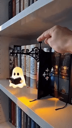 ๐ฅ 2026 Hot Sale | Ghost Bookshelf Lantern for Cozy Reading Corners ๐ป๐