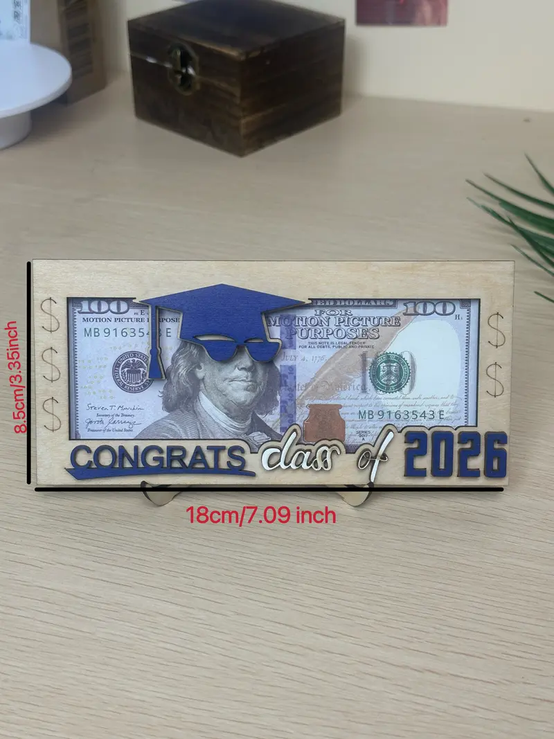 Funny Graduation 2026 Money Holder – Unique Cash Gift Box for the Class of 2026