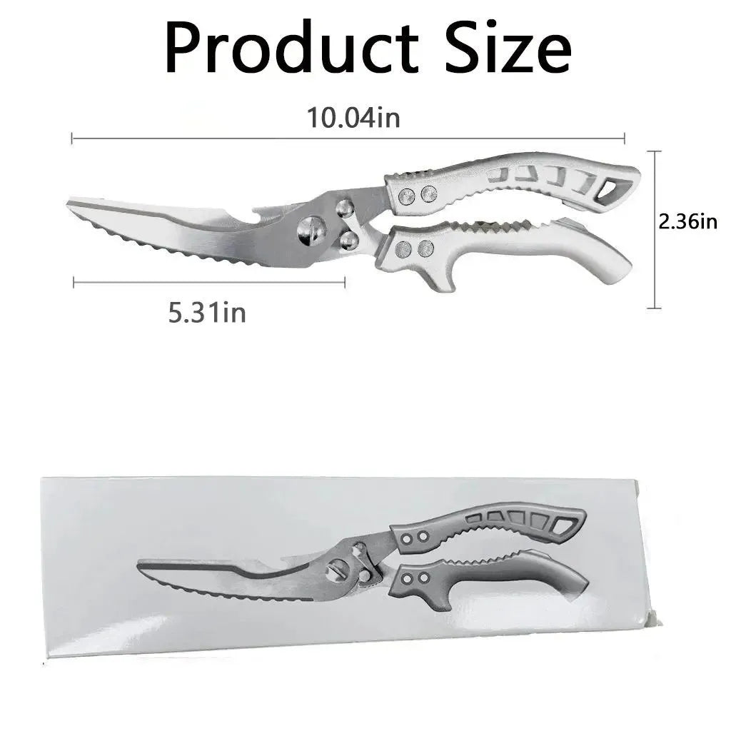 🔥Hot Sale🔥🔪Professional Heavy-Duty Kitchen Shears with Slip Handle & Safety Lock