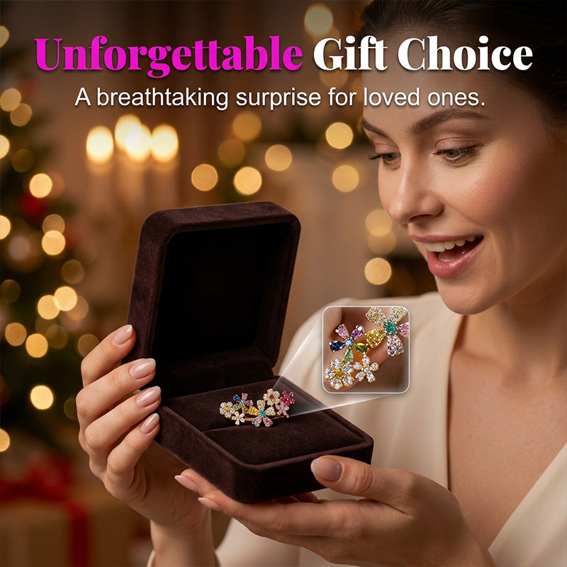 ๐ธ 40% OFF NOW! ๐ธWomen's Vibrant Floral Crawler Earrings
