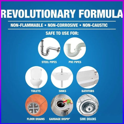 🔥HOT SALE🛠️ Powerful Drain Cleaner – Fast-Acting Pipe Unclog Solution 🚿✨
