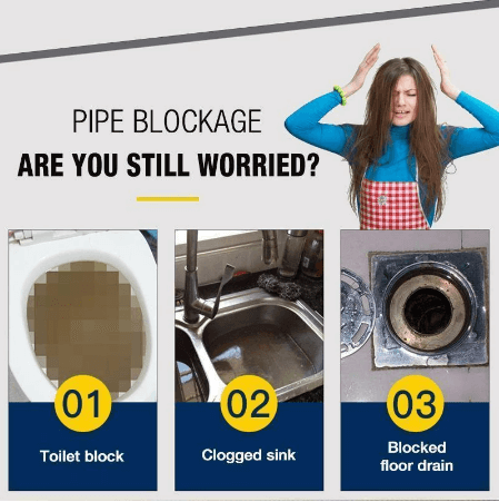🔥HOT SALE🛠️ Powerful Drain Cleaner – Fast-Acting Pipe Unclog Solution 🚿✨