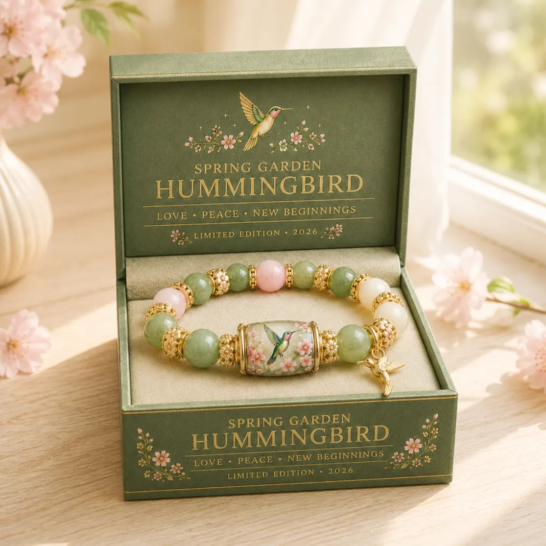 Love, Peace & Spring Blessings 🌿 | 2026 Limited Edition Handmade Bracelet