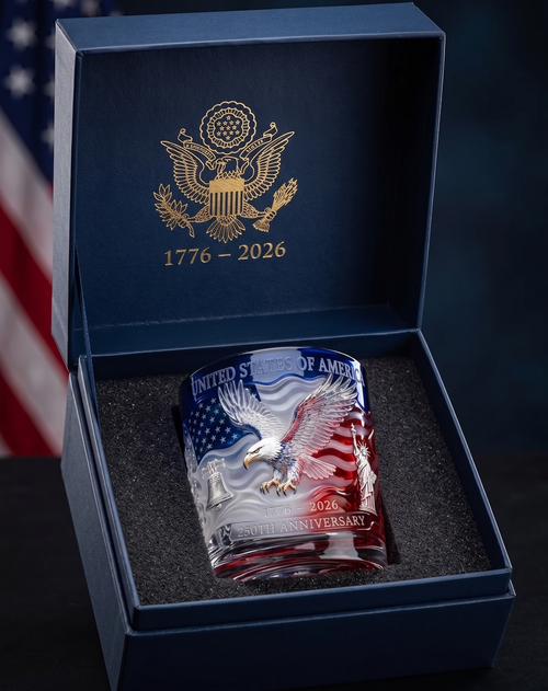 ❤️Limited Edition 2026 USA 250th Anniversary Commemorative Glass – 1776-2026 Heritage Edition