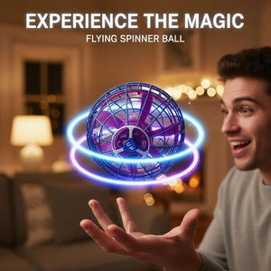 🚀 Levitating Induction Flying Ball – Smart Glow Gyro for Fingertip Play