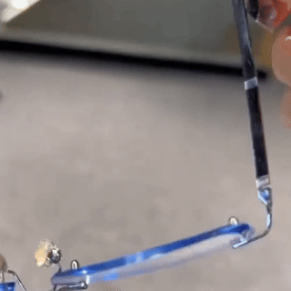 🔥Metal Frameless Highgrade Reading Glasses👍Blocks Blue Light, Radiation, and ultraviolet rays, Relieves Eye Fatigue👓️