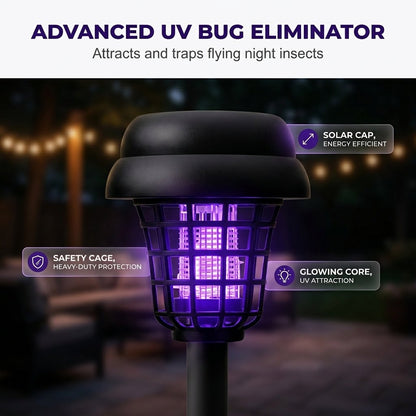🏠Summer Essentials🦟Solar-Powered UV Mosquito Killer Lamp