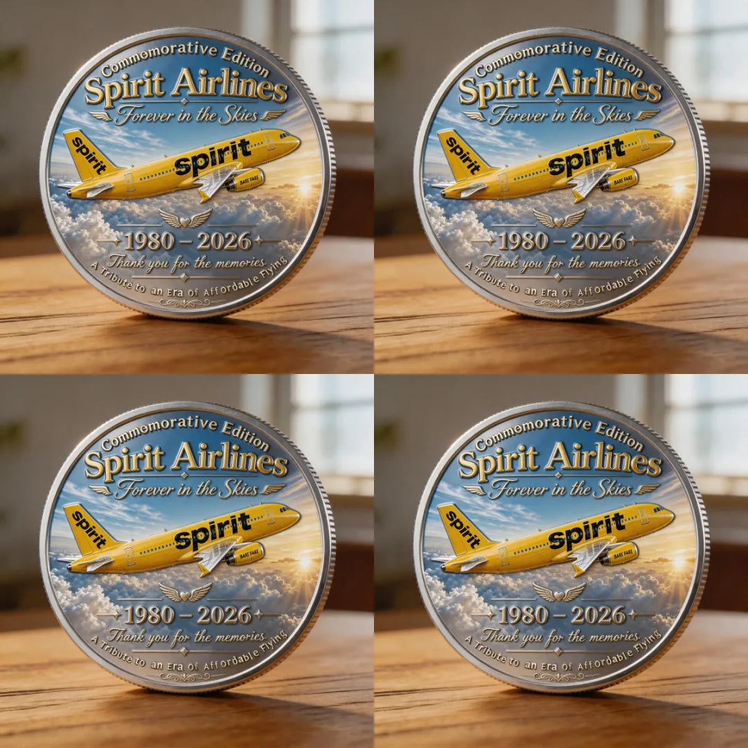 Last Day 49% OFF🔥 Spirit Airlines Commemorative Coin