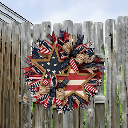 🇺🇸 Sentinels of Honor: 250th Anniversary Hand-Tied Wreath
