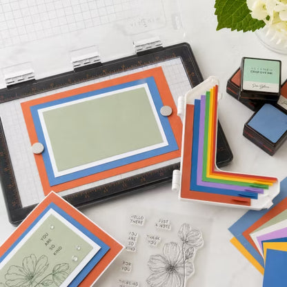 Paper Crafting Alignment Guide Set with Case