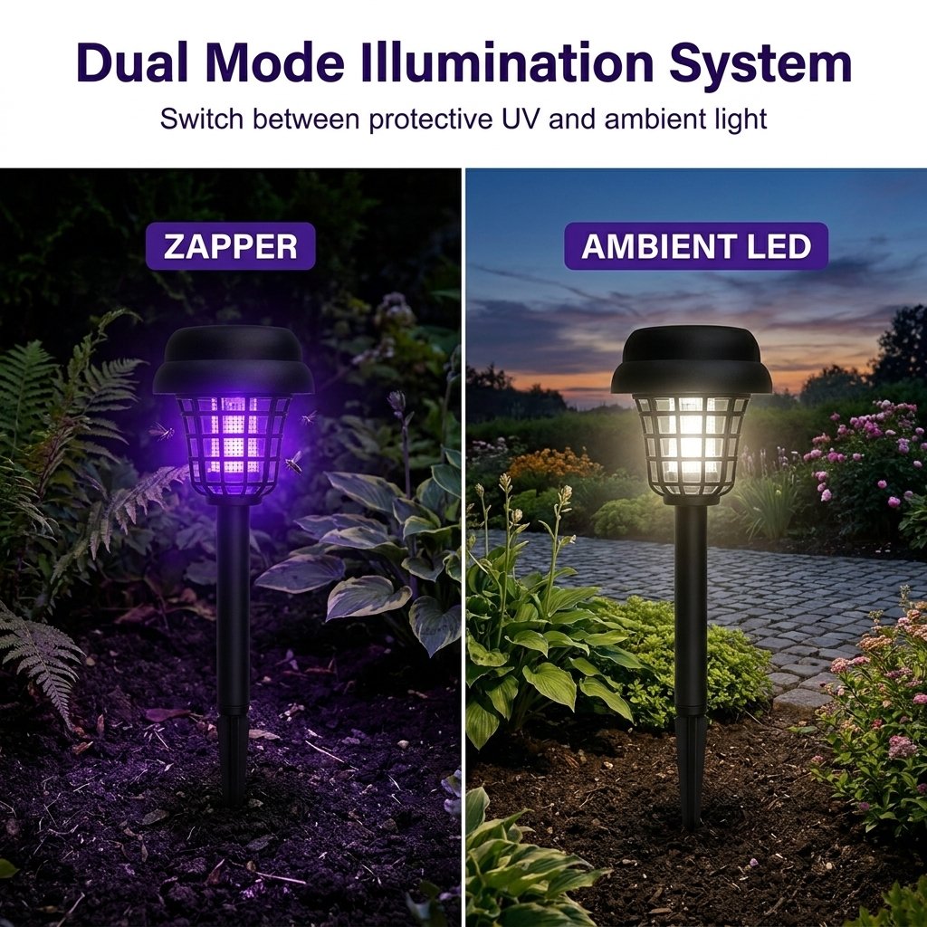 🏠Summer Essentials🦟Solar-Powered UV Mosquito Killer Lamp