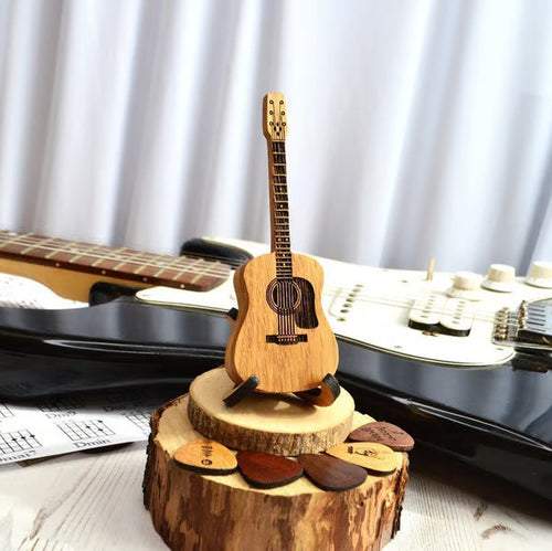 ⏰LAST DAY 55%OFF🎁Wooden Acoustic Guitar Pick Box🎸