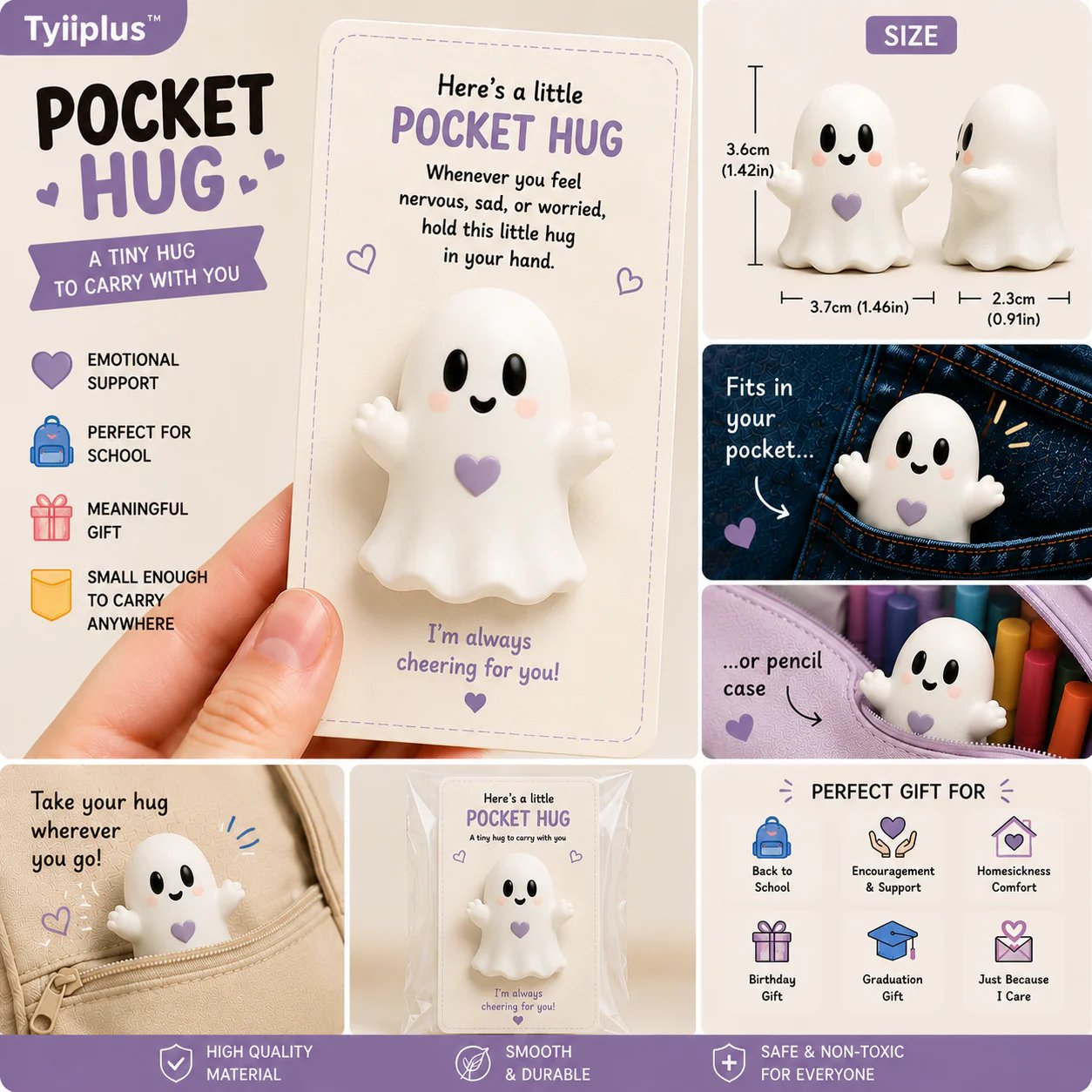 🔥LAST DAY 50% OFF - TYIIPLUSTM Pocket Hug – Tiny Comfort Companion & Meaningful Gift🐉