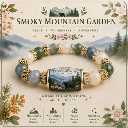 🌲 Great Smoky Mountains Garden Bracelet 🌿 | Peace • Wilderness • Healing Energy