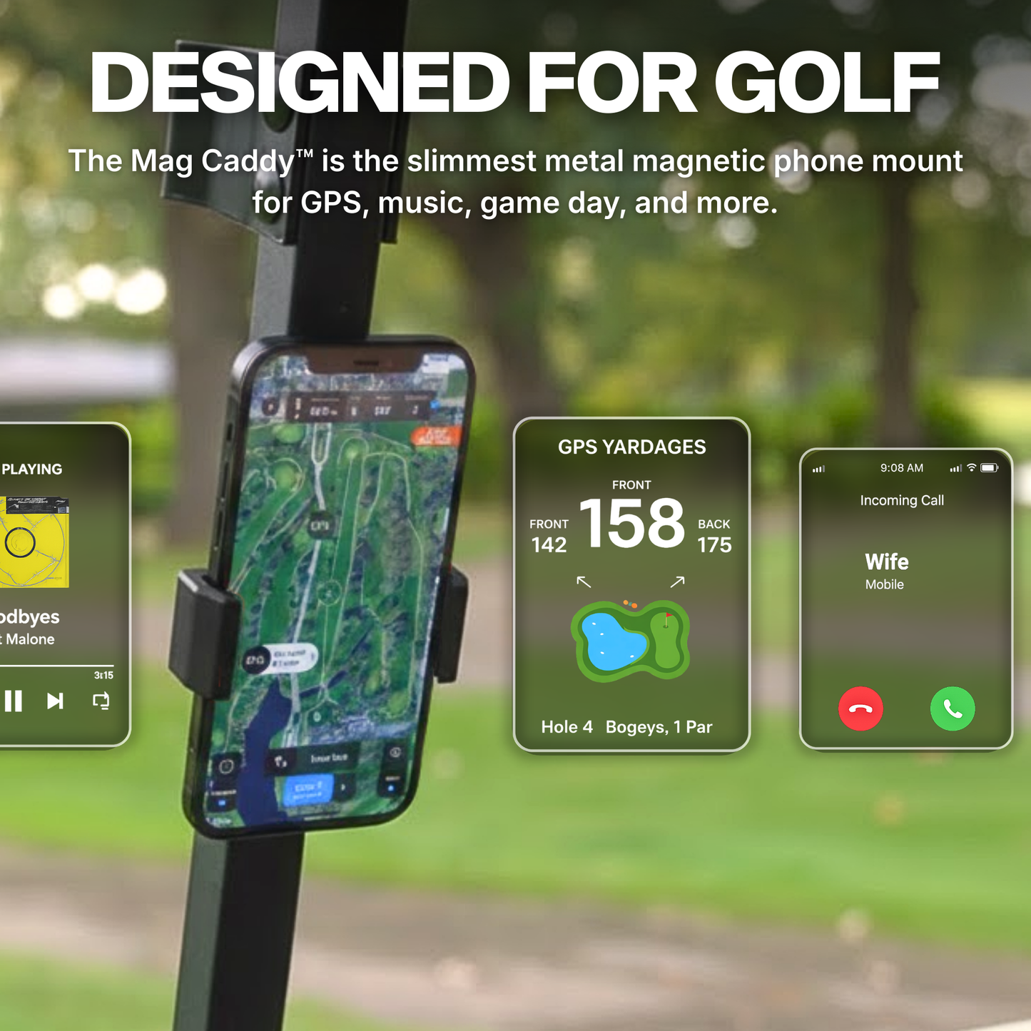 GOLF MAG PHONE CADDY