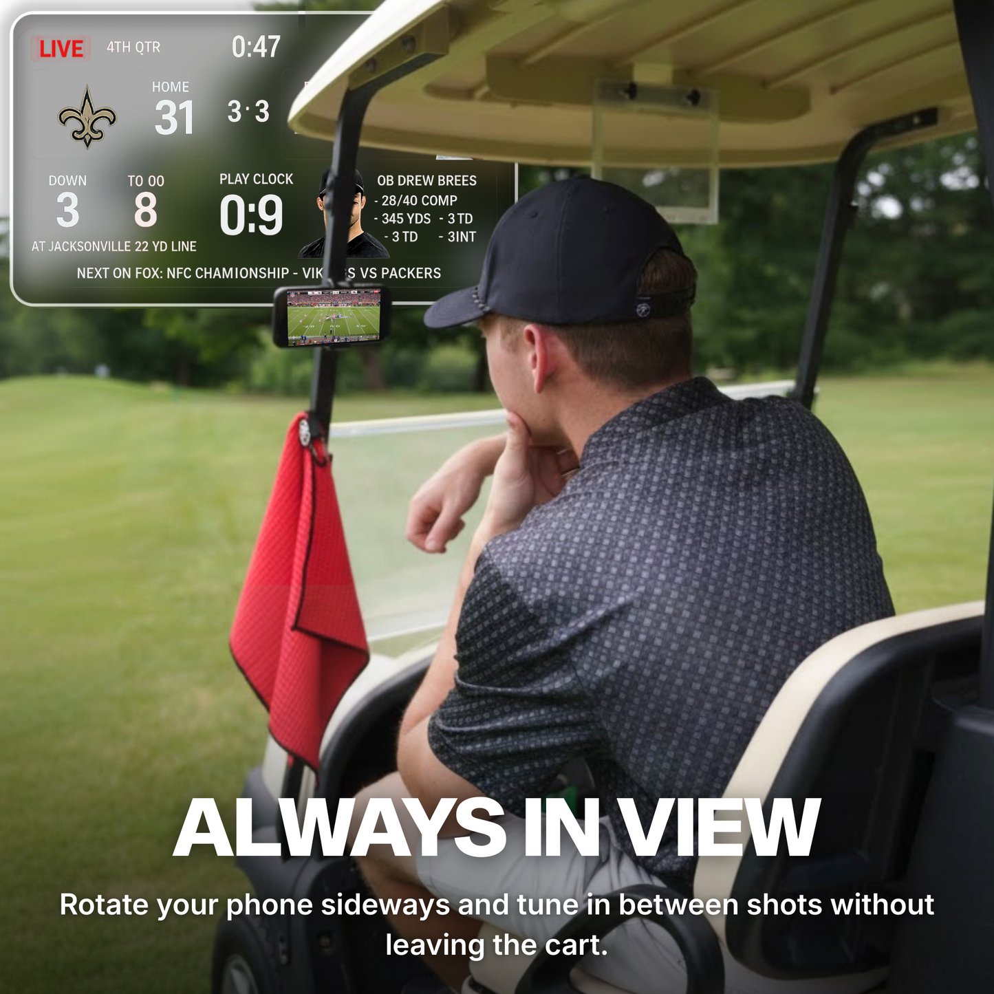 GOLF MAG PHONE CADDY