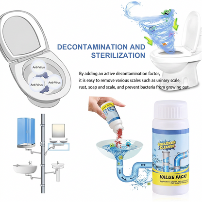 🔥HOT SALE🛠️ Powerful Drain Cleaner – Fast-Acting Pipe Unclog Solution 🚿✨