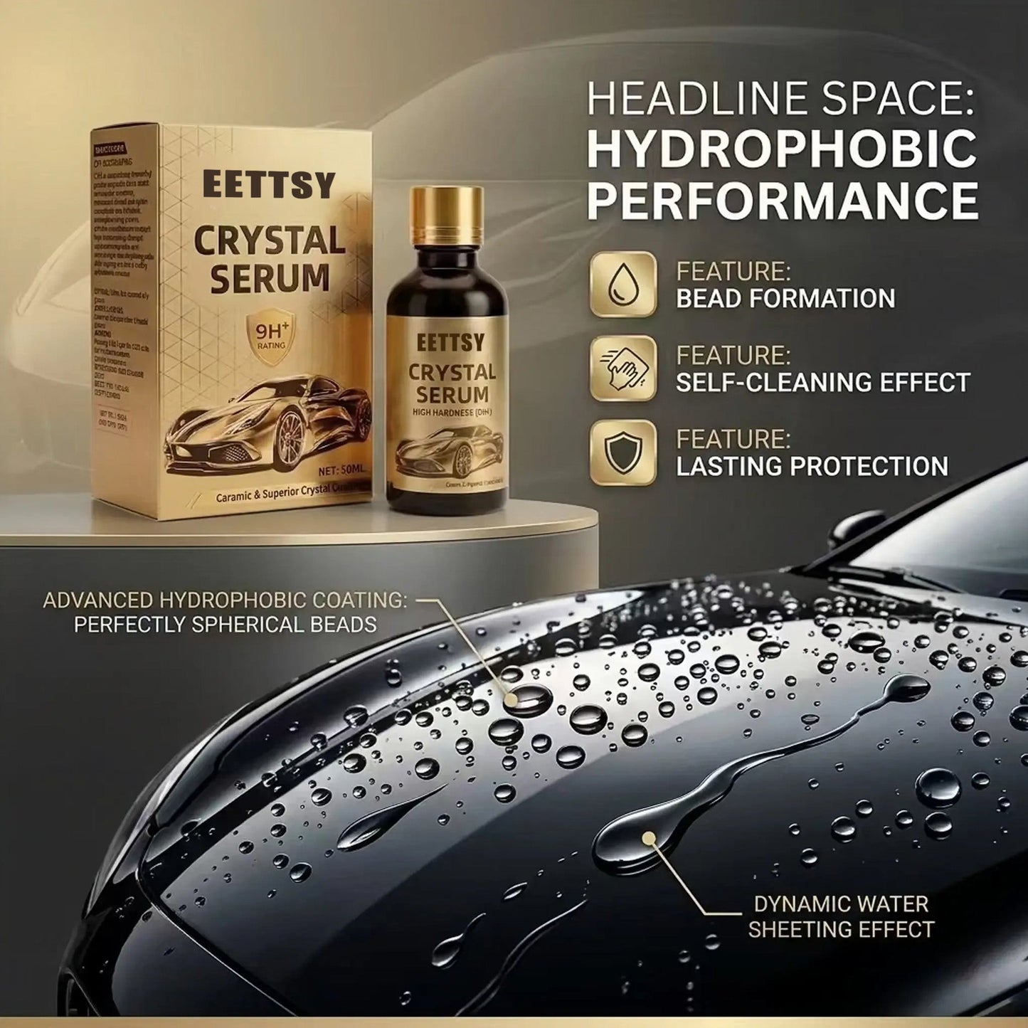 ⚡Hot Sales 69% OFF🔥Graphene Ceramic Coating for Cars – 9H Hardness, 10+ Years Protection, Hydrophobic & Scratch Resistant