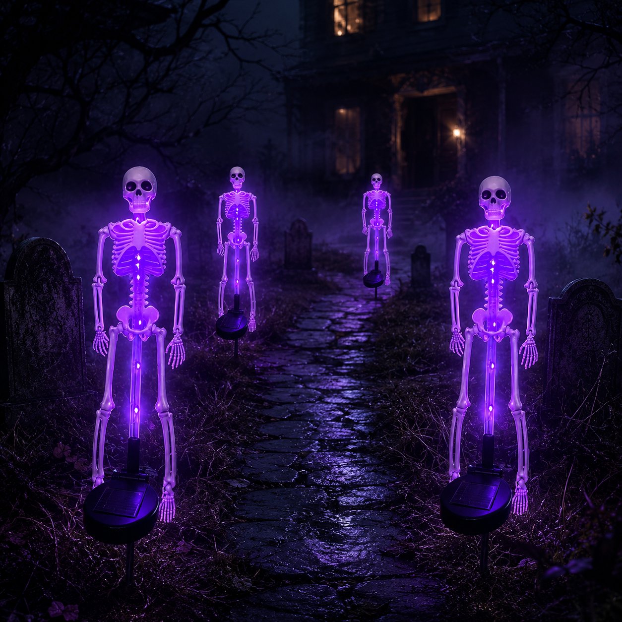 💥LAST DAY 50% OFF🔥💀 Solar Skeleton Yard Stake
