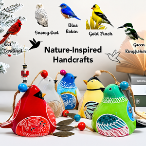 🐦🐦Hand-Painted Ceramic Bird wind Chimes (Handmade by Jordan Maynard®)-Buy 2 Free Shipping
