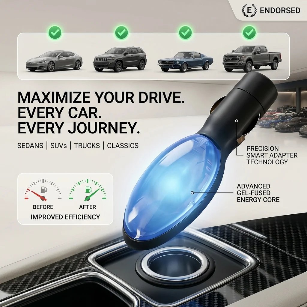 🚗Reduce fuel consumption. — Plug-and-Play Fuel Saver: Drive Further, Improve Fuel Efficiency