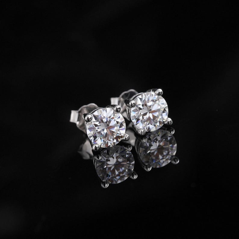 🔥Classic 4-Prong Moissanite Earrings