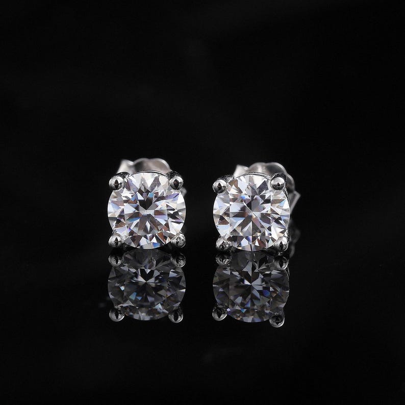 🔥Classic 4-Prong Moissanite Earrings