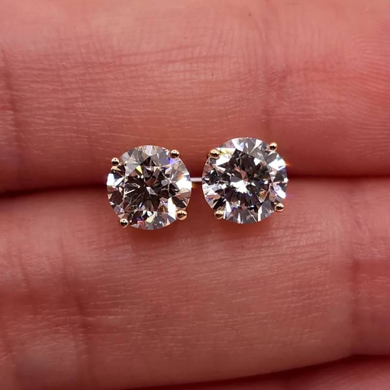 🔥Classic 4-Prong Moissanite Earrings