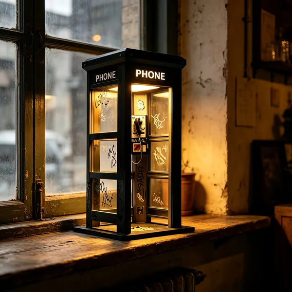 Vintage Phone Booth Ambient Lamp