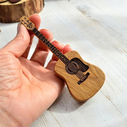 ⏰LAST DAY 55%OFF🎁Wooden Acoustic Guitar Pick Box🎸