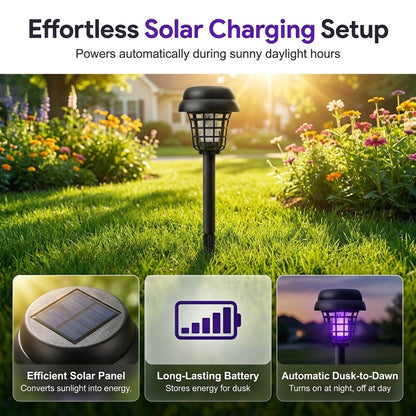 🏠Summer Essentials🦟Solar-Powered UV Mosquito Killer Lamp