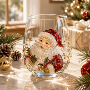 🎄LAST DAY 50% OFF✨ 3D Christmas Glass Art Cup