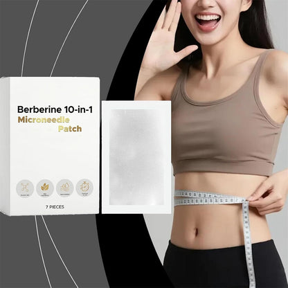 7pcs Berberine 10-in-1 Microneedle Patch, All Skin Types Safe