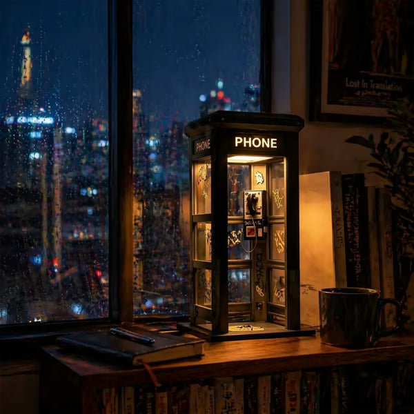 Vintage Phone Booth Ambient Lamp