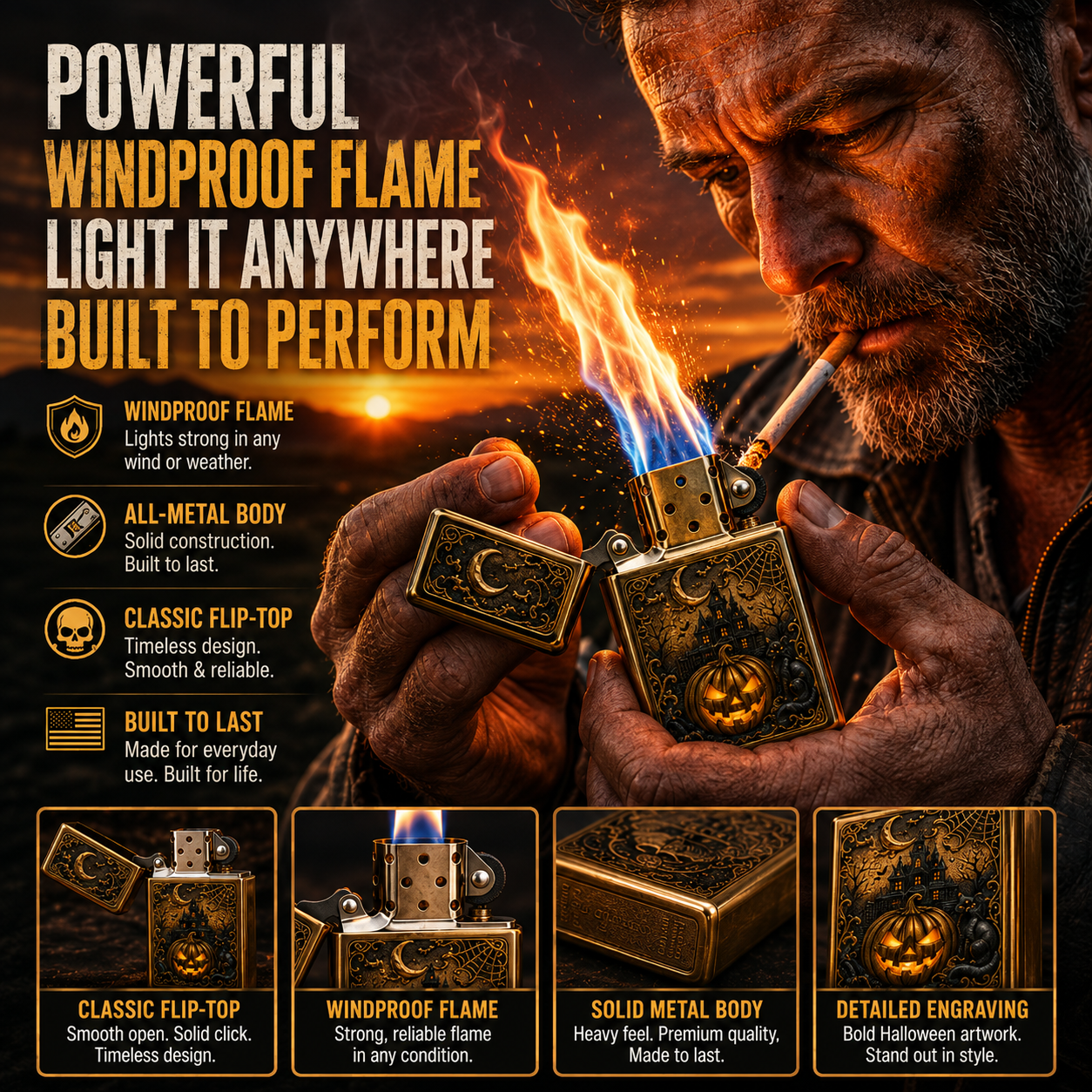 ⚡️Last Day 49% OFF - 🎃 2026 Limited Edition Halloween Lighter