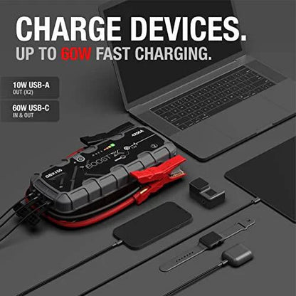 🔥BLACK FRIDAY 49% OFF & Free Shipping💥- Boost X GBX155 4250A Jump Starter for 10.0L Gasoline and 8.0L Diesel Engines