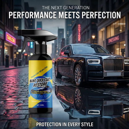 Automotive Nano Coating Repair Agent - With Dust and Water Repellent Properties - Long-lasting and Durable with Gloss, Suitable for Continuous Use