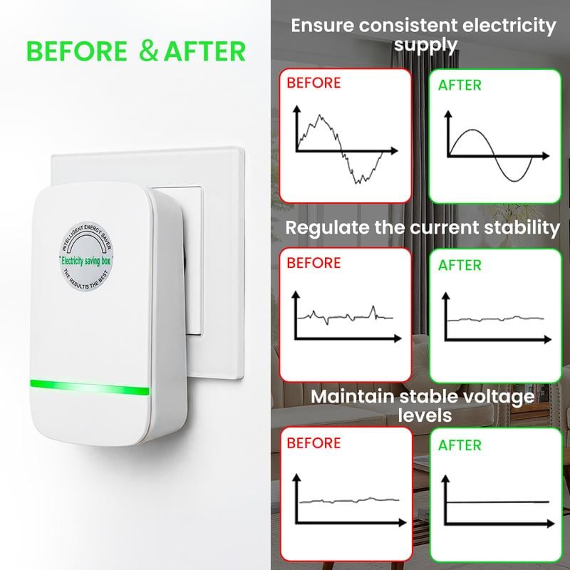 🔥Energy Saver Plug-In Power Box with US Plug 2026 Updated Design