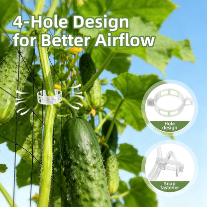 🌱 Reusable Plant Support Clips