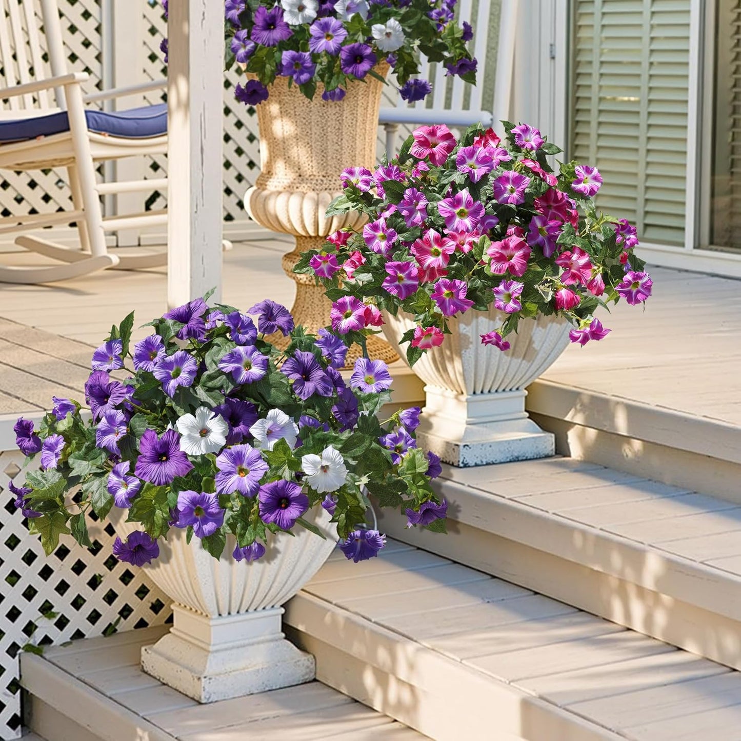 🔥Silk Artificial Petunias for Spring – UV Resistant, Long-Lasting Colors