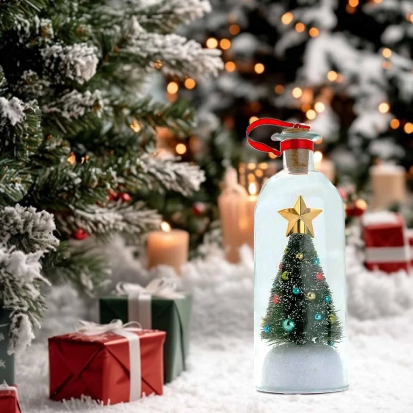 🎁Last Day 52% OFF🔥Mr. Christmas  Christmas Tree Message In A Bottle