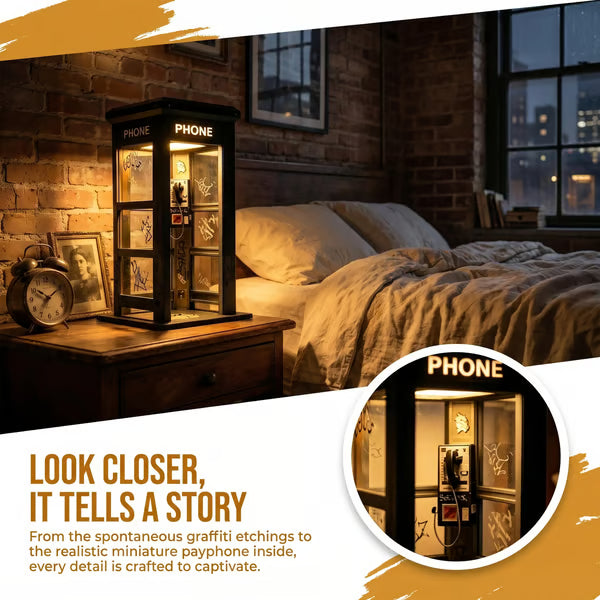 Vintage Phone Booth Ambient Lamp