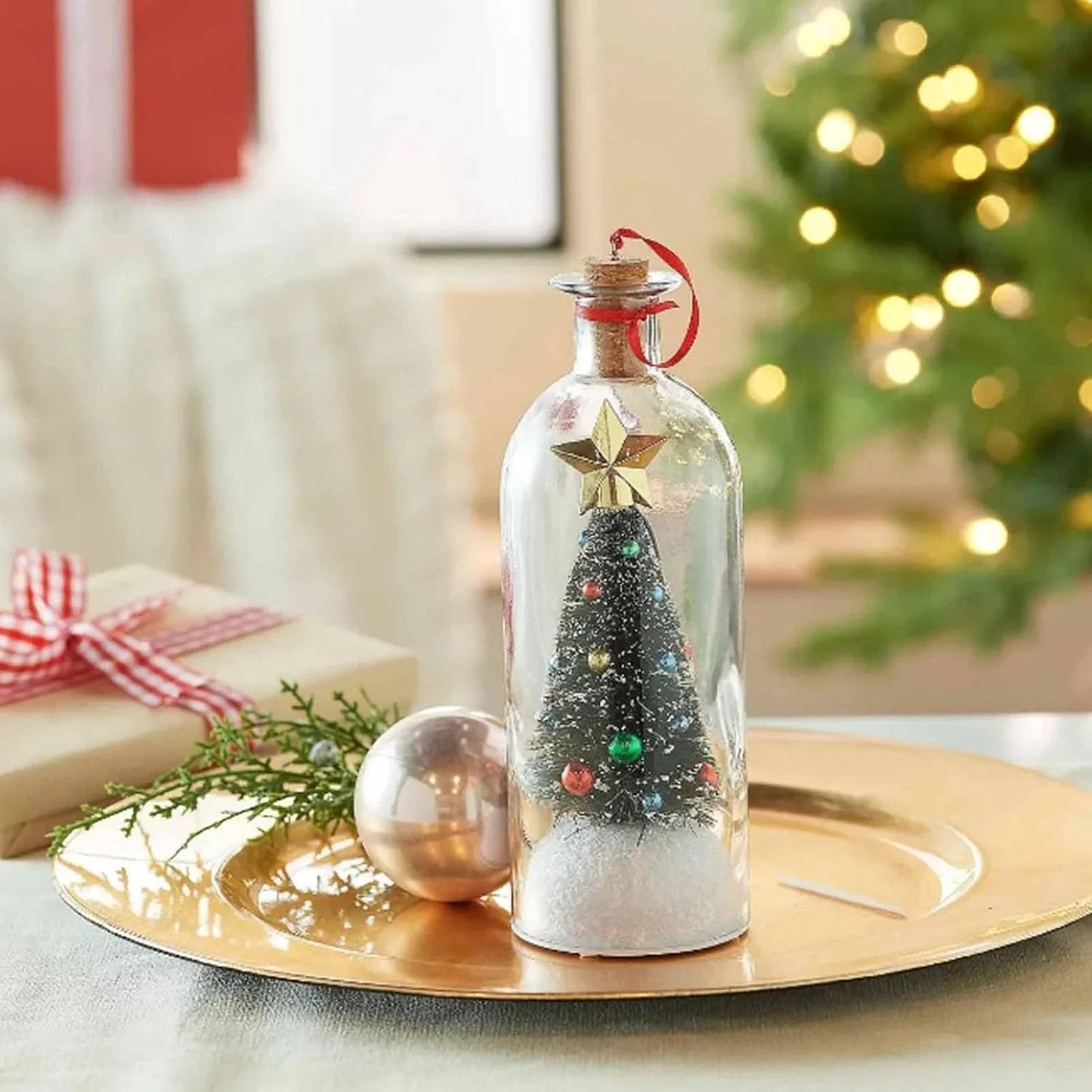 🎁Last Day 52% OFF🔥Mr. Christmas  Christmas Tree Message In A Bottle