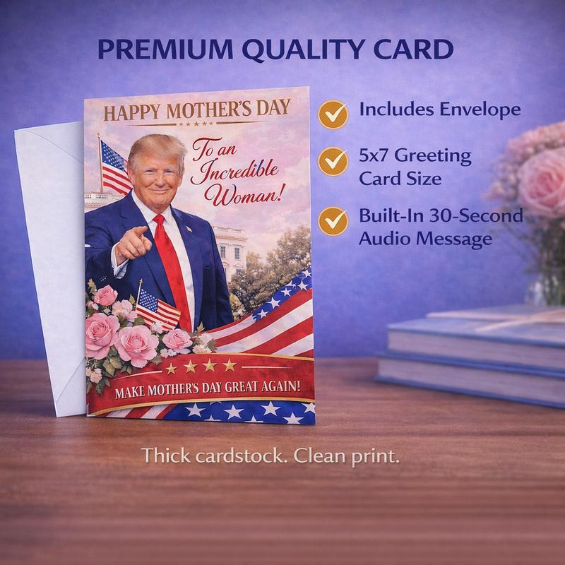 Funny Mother’s Day Audio Card – Flirty Presidential Message – 30 Second Sound