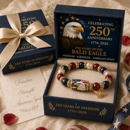 🇺🇸 Celebrate Freedom & Honor 💎 | USA 250th Anniversary Limited Edition Bracelet✨  - With Gift Box - 11 In Stock