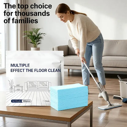 💦100 Piece Floor Cleaning Tablets Multi-Surface Cleaner for Hardwood Laminate Tile & RV Walls Antibacterial Deodorization Maintenance