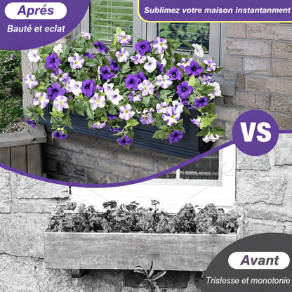 🔥Silk Artificial Petunias for Spring – UV Resistant, Long-Lasting Colors
