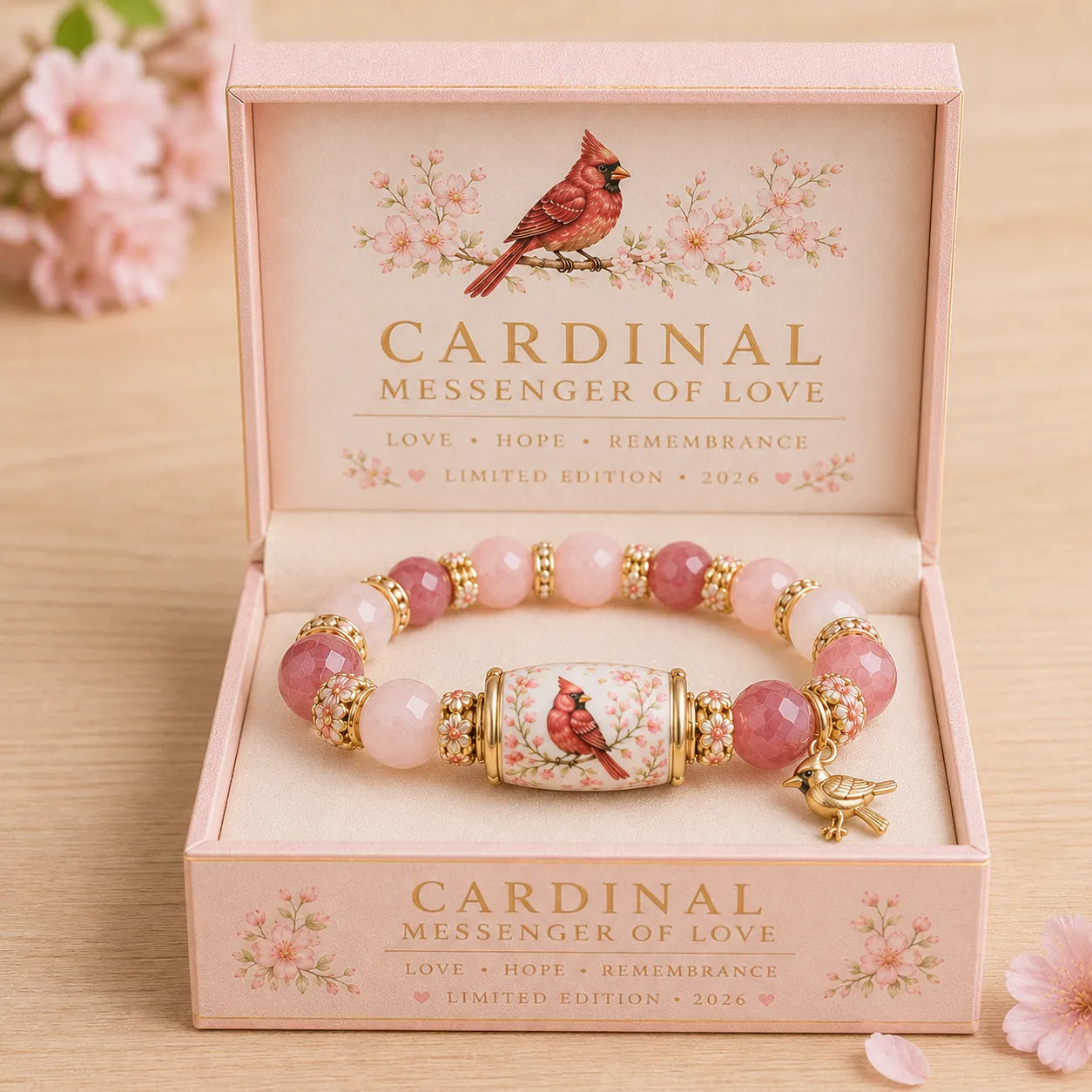 ❤️ Love, Remembrance & Cardinal Blessings 🕊️ | 2026 Limited Edition Bracelet