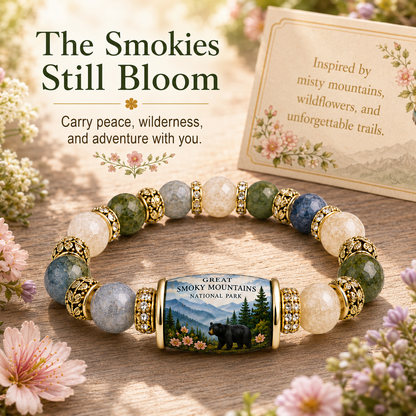 🌲 Great Smoky Mountains Garden Bracelet 🌿 | Peace • Wilderness • Healing Energy