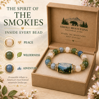 🌲 Great Smoky Mountains Garden Bracelet 🌿 | Peace • Wilderness • Healing Energy